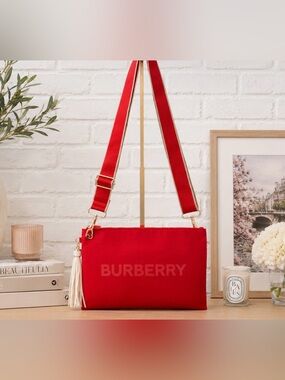 Burberry Red Beauty/Cosmtic Bag GWP item